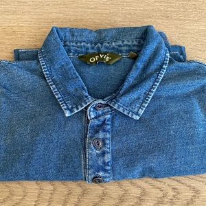 Orvis XL blue polo